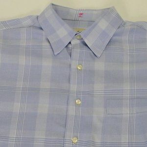 Tommy Bahama Men' S Long Sleeve Shirt Blue striped. Size 16.6 34/35.